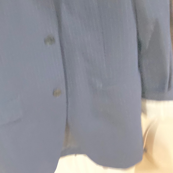 Theory Navy Blue pinstripe Men's Blazer - Picture 2 of 4